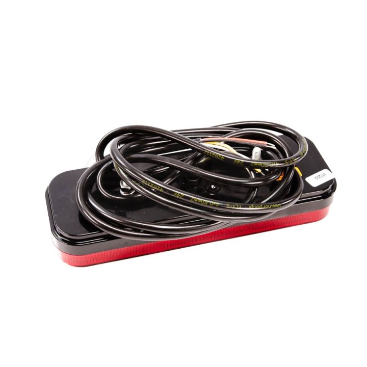 Lampa zespolona tylna z odblaskiem HOR 126,diodowa 12/24 przewód 4x0,5mm2,dłu. 2m LZD2831 HORPOL