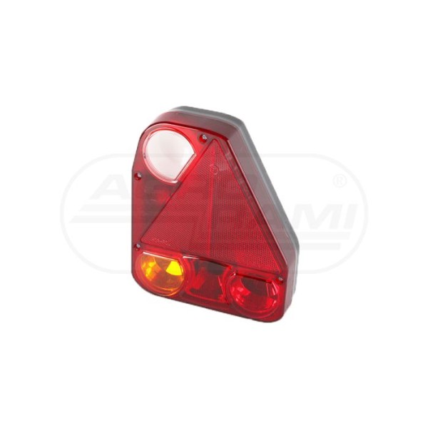 Lampa zespolona tylna z trójkątem odblaskowym HOR56 (narożna-prawa ze światłem cofania)