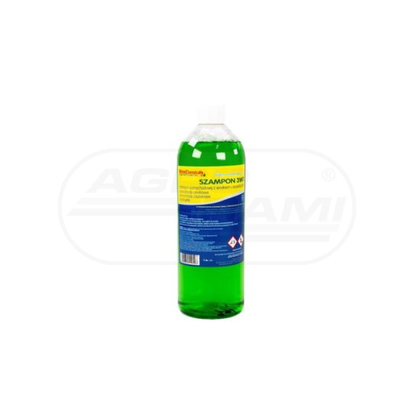 SHAMPOO 3 IN 1 - KWAŚNY SZAMPON Z WOSKIEM I OSUSZACZEM
