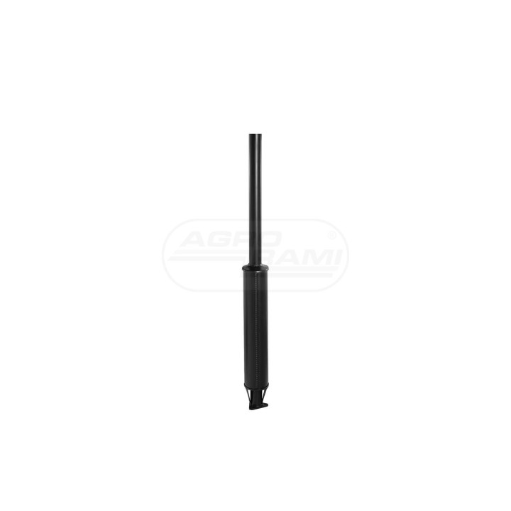Tłumik wydechowy Malowany z Klapka  dł-1500 mm. 70011423A , BLACHA DX53 POWER SILENCER