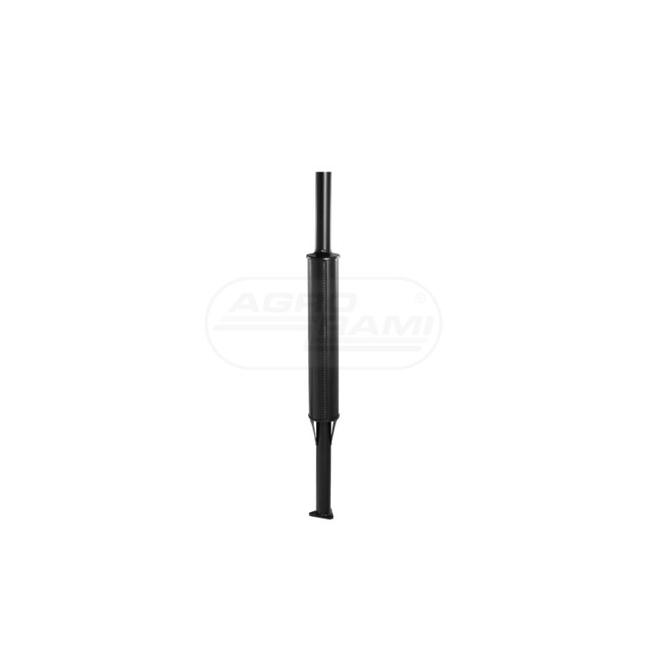 Tłumik wydechowy malowany C-385 długi 1550mm 80014040A ,  BLACHA DX53 POWER SILENCER