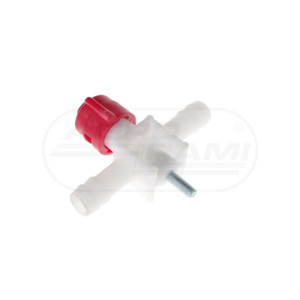 Króciec kpl. z śrubą  przelotowy RAU