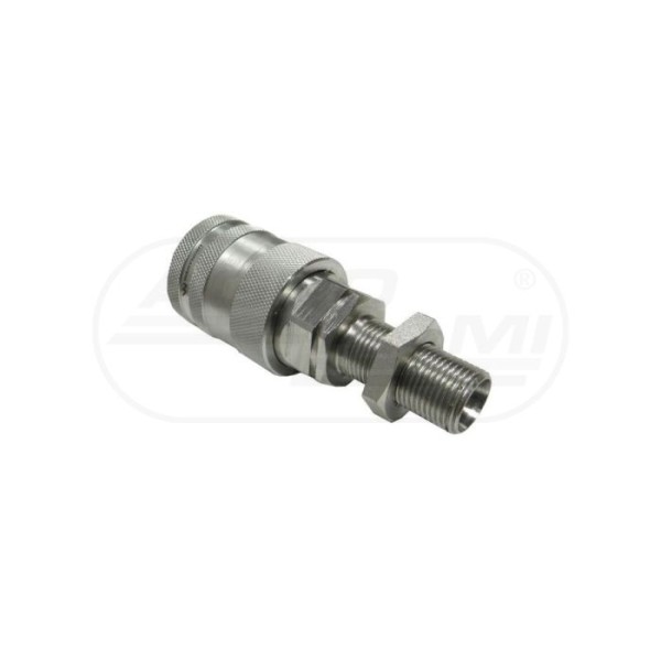 Szybkozłącze hydrauliczne gniazdo long M18x1,5 gwint zewnętrzny EURO PUSH-PULL