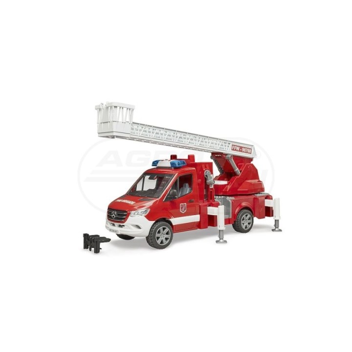 Mercedes Sprinter wóz strażacki z modułem świetlno-dźwiękowym Bruder 02673 BR-02673 BRUDER