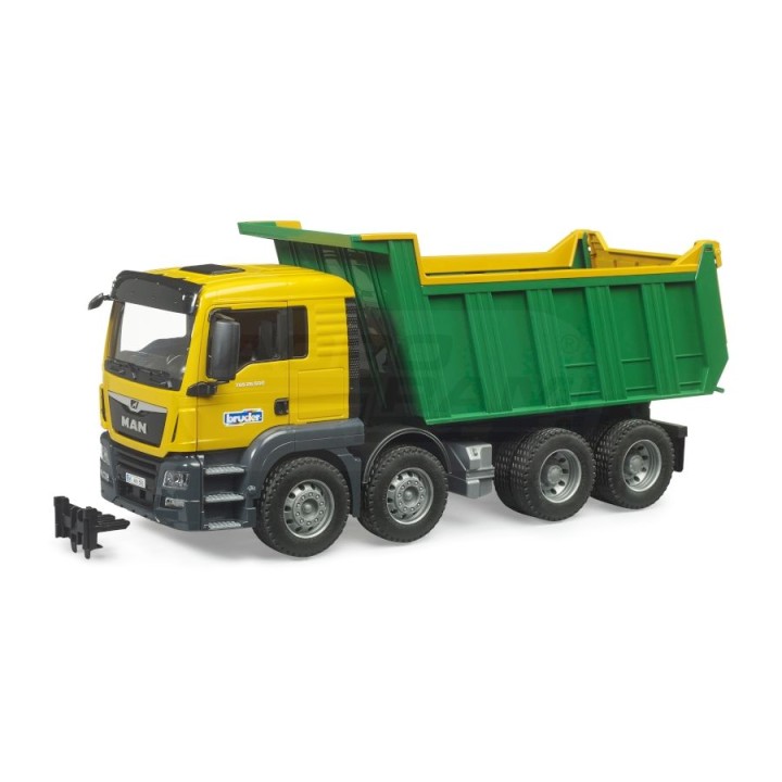 MAN TGS Wywrotka żółto-zielona Bruder 03766 BR-03766 BRUDER
