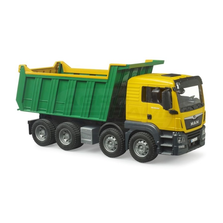 MAN TGS Wywrotka żółto-zielona Bruder 03766 BR-03766 BRUDER