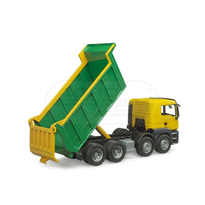 MAN TGS Wywrotka żółto-zielona Bruder 03766 BR-03766 BRUDER