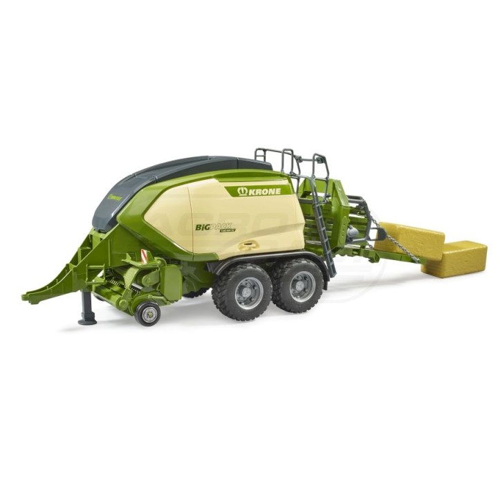 Prasa do słomy Krone BigPack 1290HDP VC z 2 balotami siana Bruder 02033 BR-02033 BRUDER