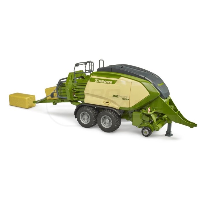 Prasa do słomy Krone BigPack 1290HDP VC z 2 balotami siana Bruder 02033 BR-02033 BRUDER
