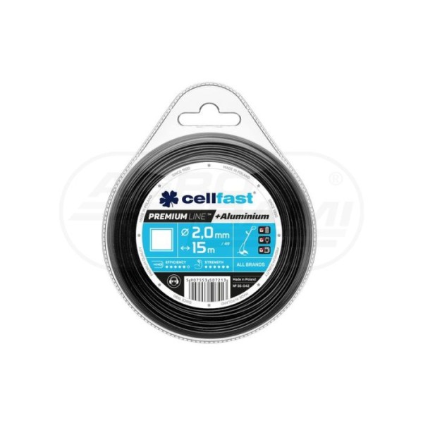 Żyłka tnąca PREMIUM  kwadrat Cellfast 35-042