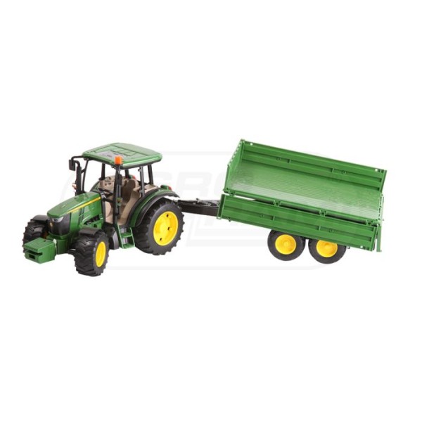 Traktor John Deere 5115M z Przyczepą Wywrotką