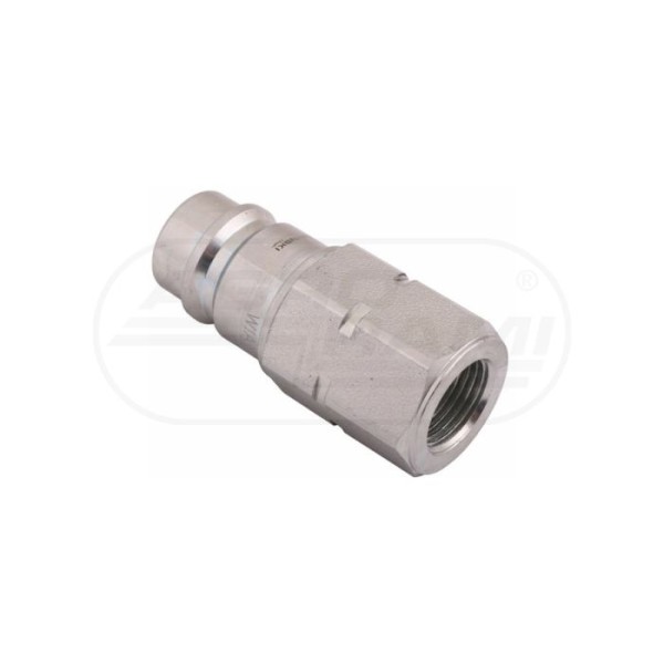 Szybkozłącze hydrauliczne wtyczka z eliminatorem ciśnienia M18x1,5 gwint wewnętrzny EURO