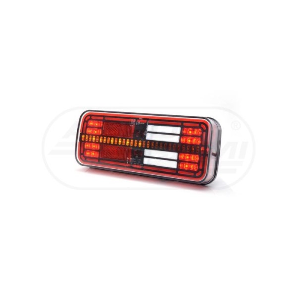 Lampa zespolona tylna W194DD LED 12V24V z oświetleniem tablicy z boku
