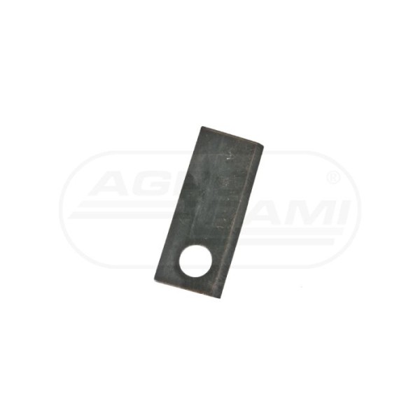 Nożyk kosiarki lewy wygięty Z-184 100/40/30 Fi 19 mm - paczka 25 sztuk