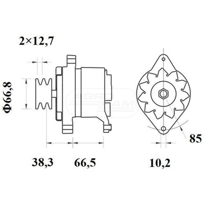 Alternator 14V120A
