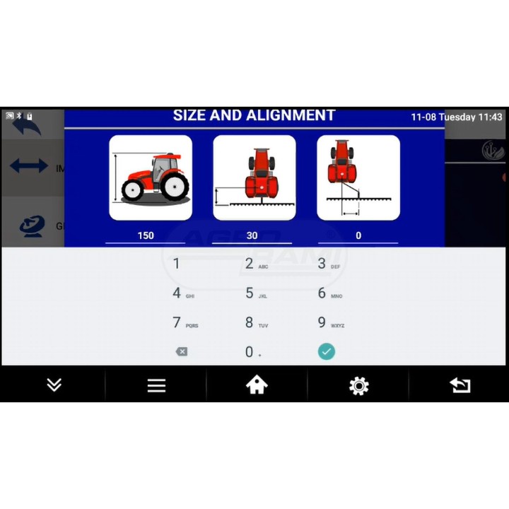 Nawigacja rolnicza RICOEL TG-7R RICOELTG-7R Case IH