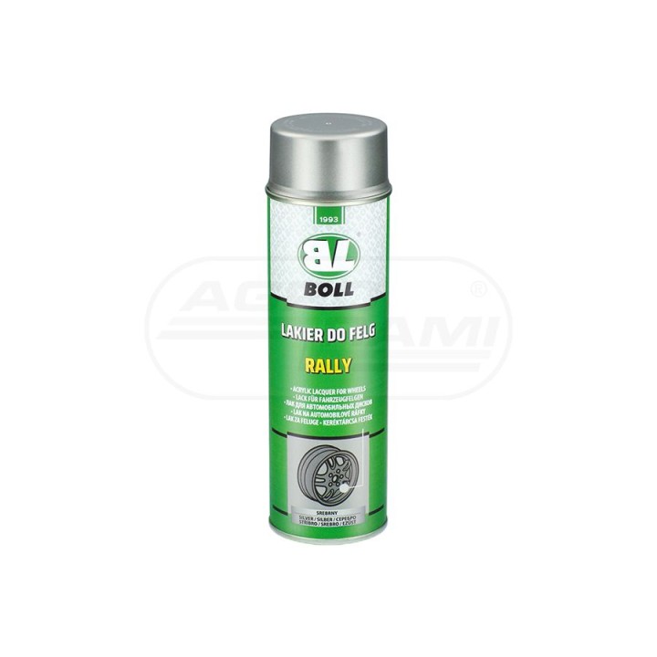 Lakier do felg srebrny spray 500ml BOLL 001013