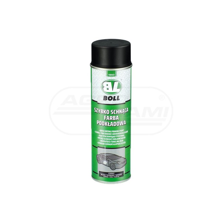 Farba podkładowa spray 500ml czarna BOLL 0010199
