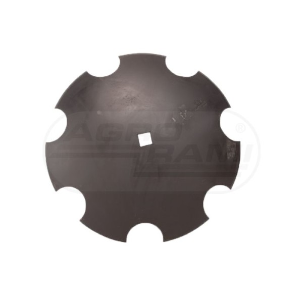 Talerz uzębiony Z-7 fi 510 otwór 30x30 stal borowa Waryński 1242050040, 1279201020