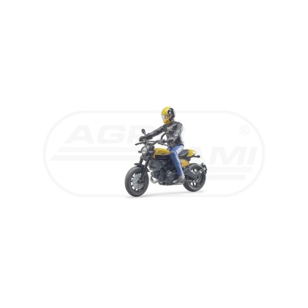 Motor DUCATI Scrambler z Figurką