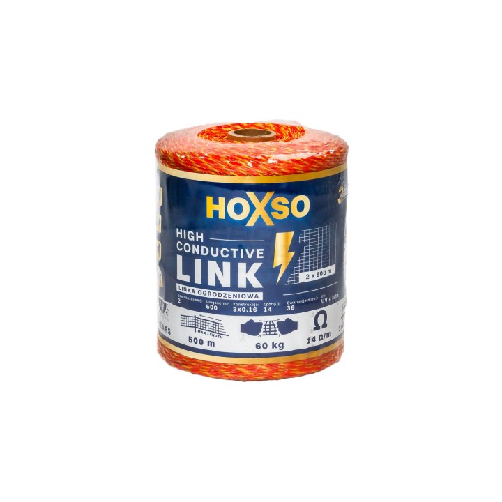 Plecionka Ogrodzeniowa 2.0mm 500m 3x0,16 HOXSO Premium 9988136