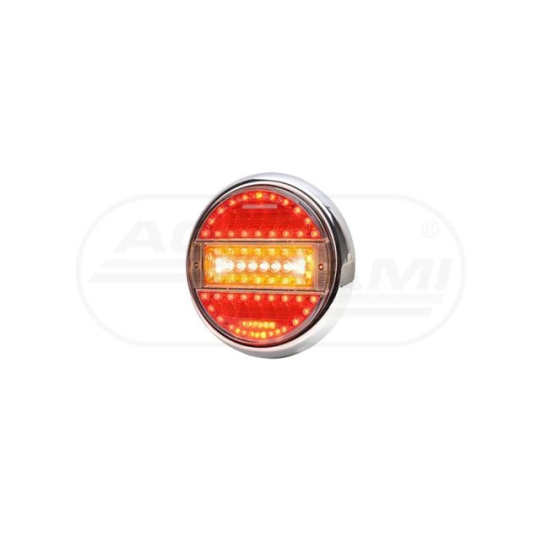 Lampa zespolona tylna, 12V-24V + przewody 200cm YLY-S 6x,075mm2, diody