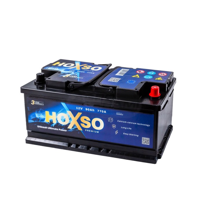 Akumulator 12V 90AH 770A 3 lata gwarancji 12V90AH770A HOXSO