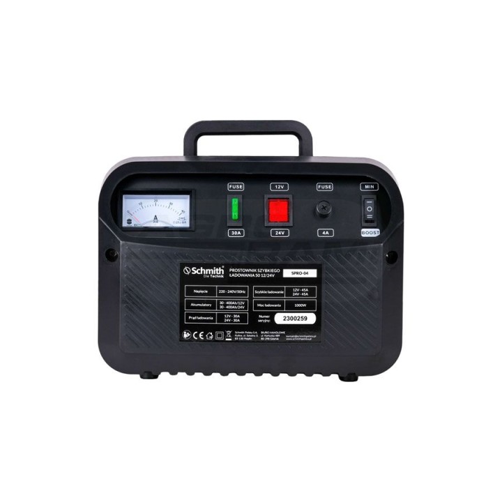 Prostownik szybkiego ładowania Schmith 530 12/24V SPRO-04 SCHMITH