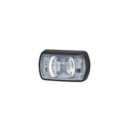 Lampa obrysowa diodowa krótka biała 12/24V LD 2227 HORPOL