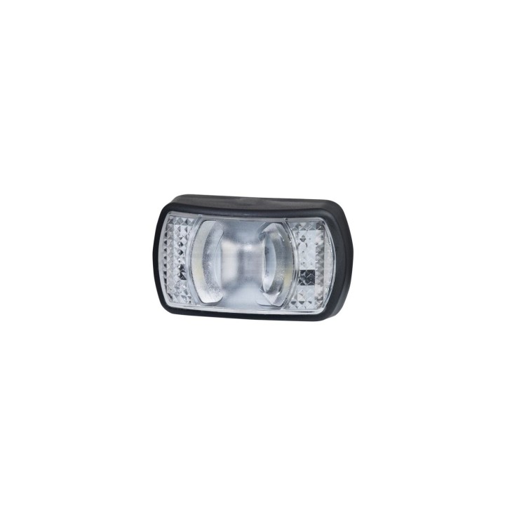 Lampa obrysowa diodowa krótka biała 12/24V LD 2227 HORPOL