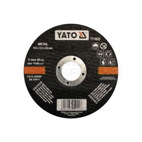 Tarcza do cięcia metalu 125x1,2x22