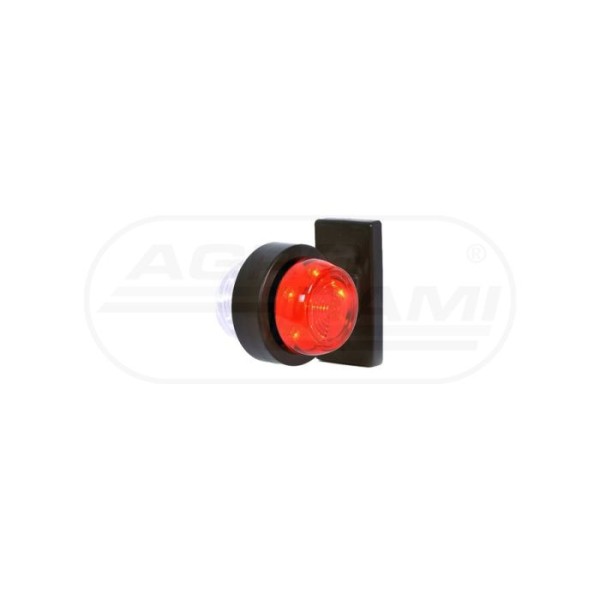 Lampa zespolona obrysowa przednio-tylna, 12V-24V + przewody 40cm LgY-S 0,75mm2, diody