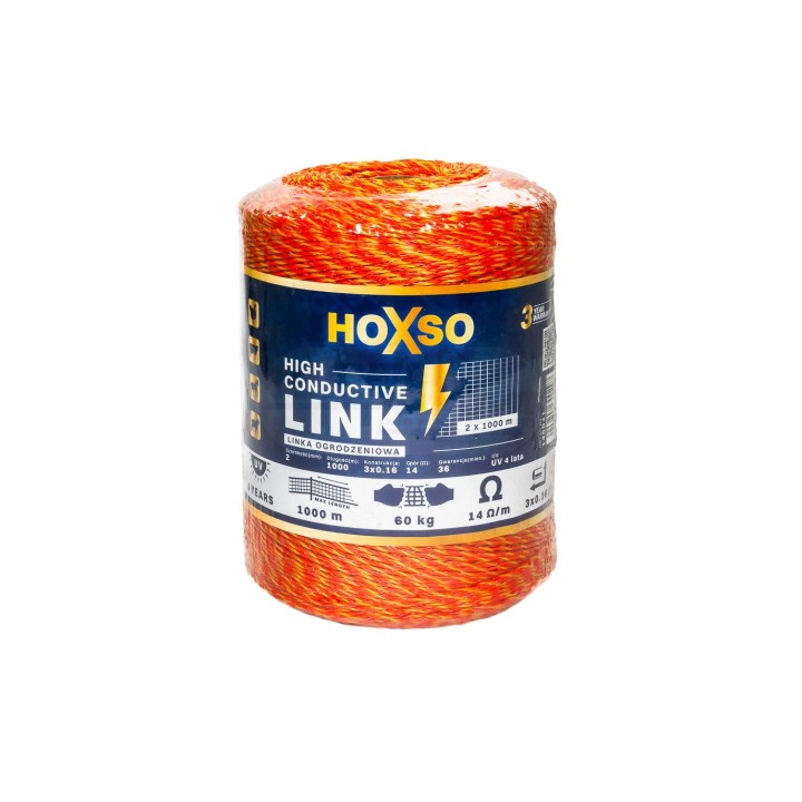 Plecionka Ogrodzeniowa 2.0mm 1000m 3x0,16 HOXSO Premium 9988137