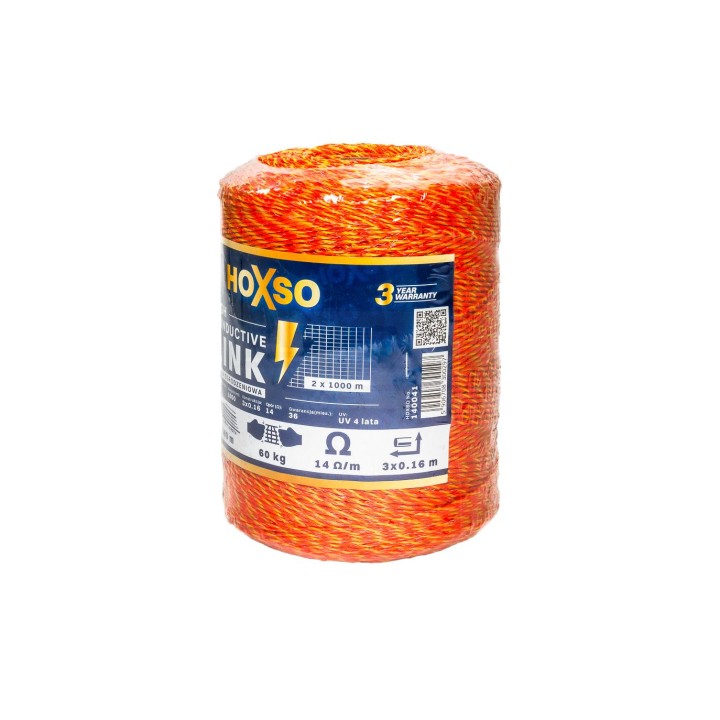Plecionka Ogrodzeniowa 2.0mm 1000m 3x0,16 HOXSO Premium 9988137
