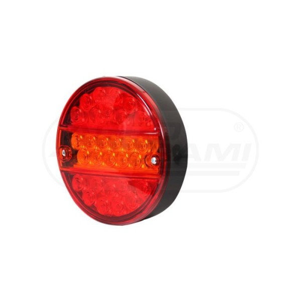 Lampa zespolona tylna, 12V-24V + przewody 200cm YLY-S 4x0,75mm2, diody