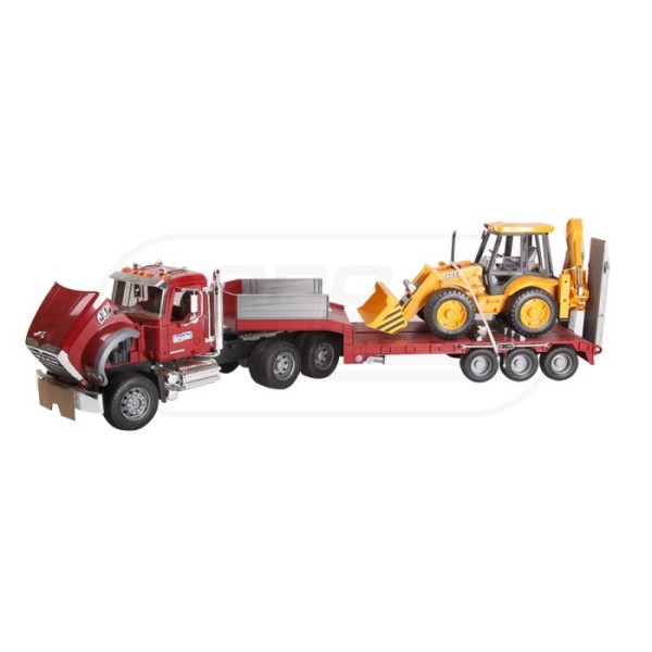 Bruder Top Profi Mack Z Lawetą I Ładowarką Jcb 028135