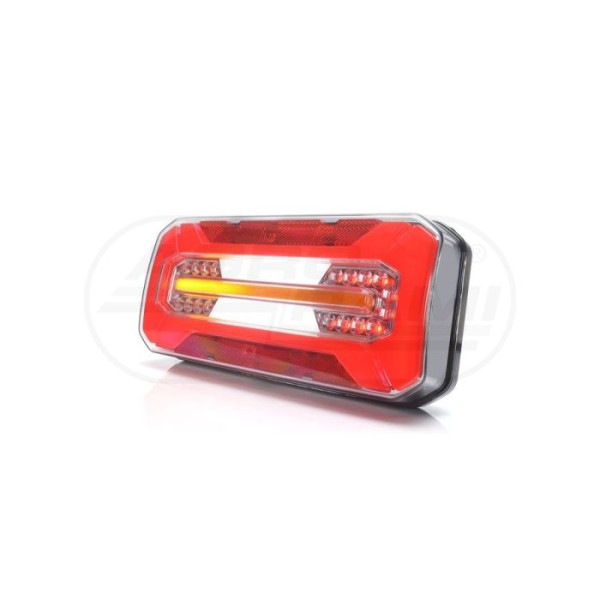 Lampa zespolona tylna W185DD LED 12V24V  bez oświetlenia tablicy i światła pozycyjnego bocznego