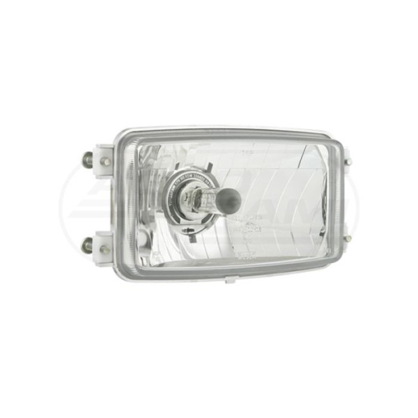 Reflektor przedni H4 156X93 + uszczelka, żarówka