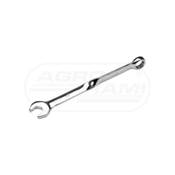 Klucz płasko-oczkowy  skręcony 17MM