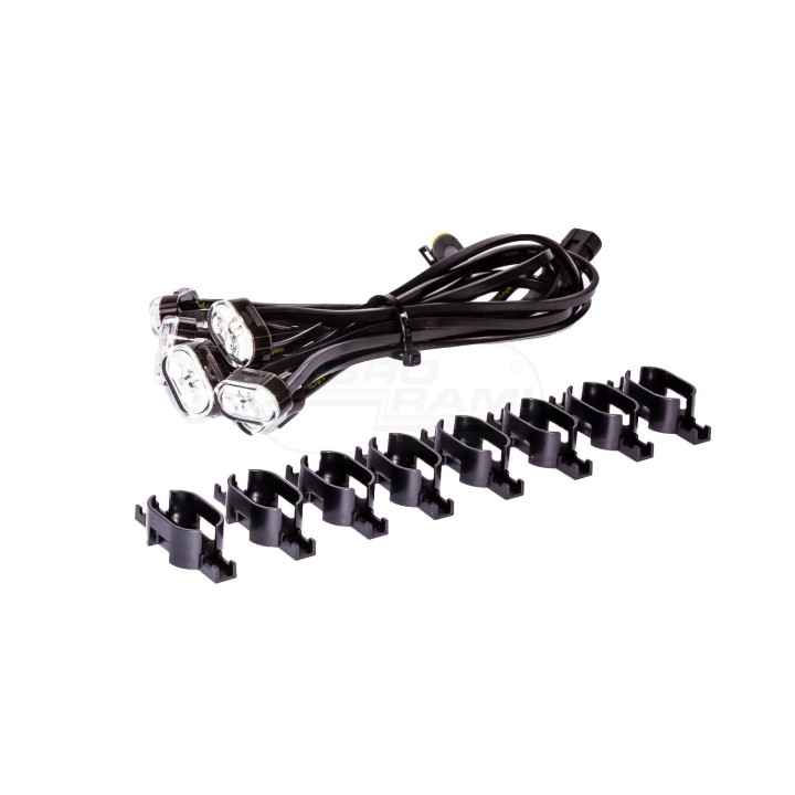 Zestaw 8 lamp uniwersalnych HORPOL do oświetlania pola roboczego maszyn ZLD2644/8