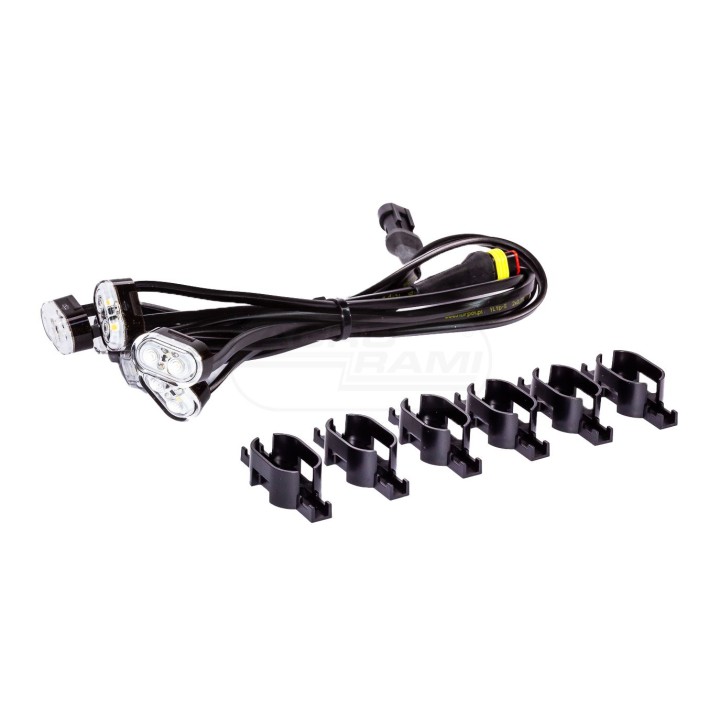 Zestaw 6 lamp uniwersalnych HORPOL do oświetlania pola roboczego maszyn ZLD2644/6