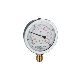 Manometr glicerynowy próżniowy 1/2" od-1 do 3bar fi 100 MZ