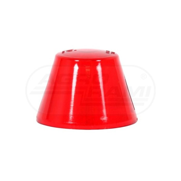 Klosz lampy czerwony wysoki