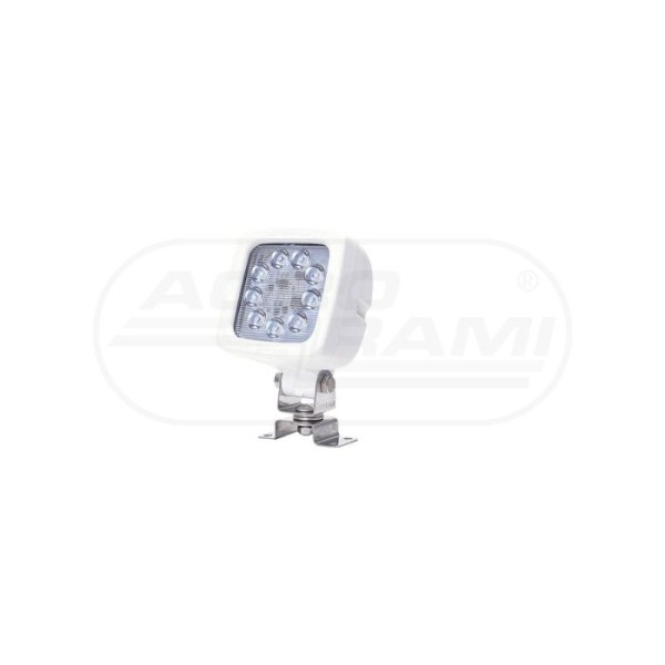 Lampa robocza, jednofunkcyjna, 12V-24V + przewody 250cm YLYS 2x0,75mm2, diody