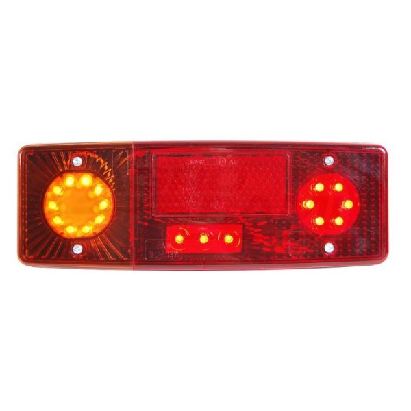 Lampa zespolona tylna lewa, 12V-24V + przewody 200cm YLY-S 4x0,75mm2, diody
