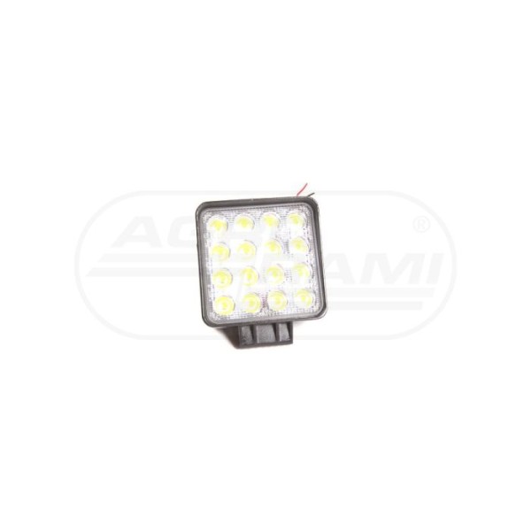 Lampa robocza LED 48W SPOT 16x3W  9-32V 3300 LM