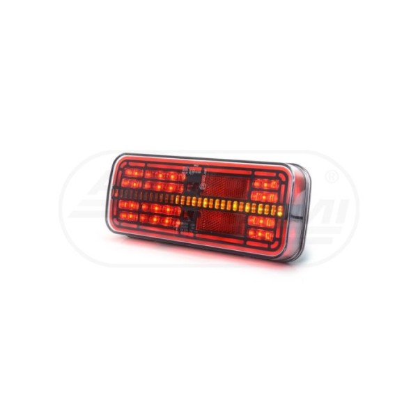 Lampa zespolona tylna W194DD3 LED 12V24V (bez F00 i AR) bez oświetlenia tablicy