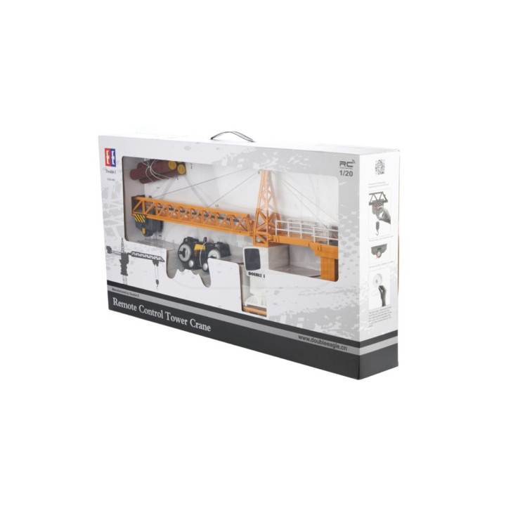 Dźwig wieżowy RC 2,4 GHz 4.8V 400mah Ni-Cd 1:20 DO-E563, Zdalnie sterowany Double Eagle