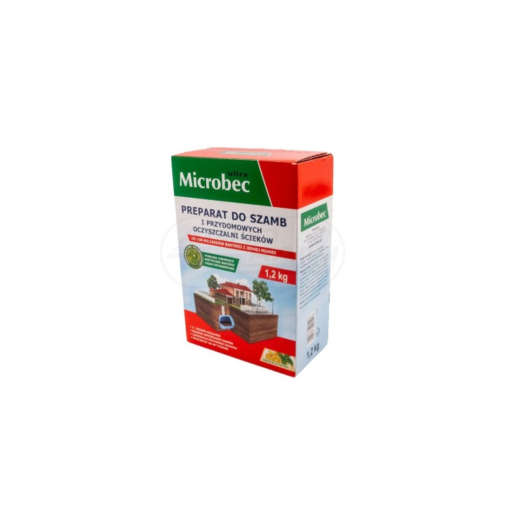 Preparat do szamb - Microbec ULTRA 1,2kg (zapach cytryny) - BROS 2085
