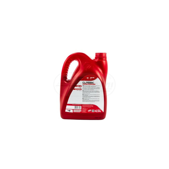 Olej ORLEN OIL CLASSIC DIESEL SEMISYNTHETIC 10W40 B4 5 L.